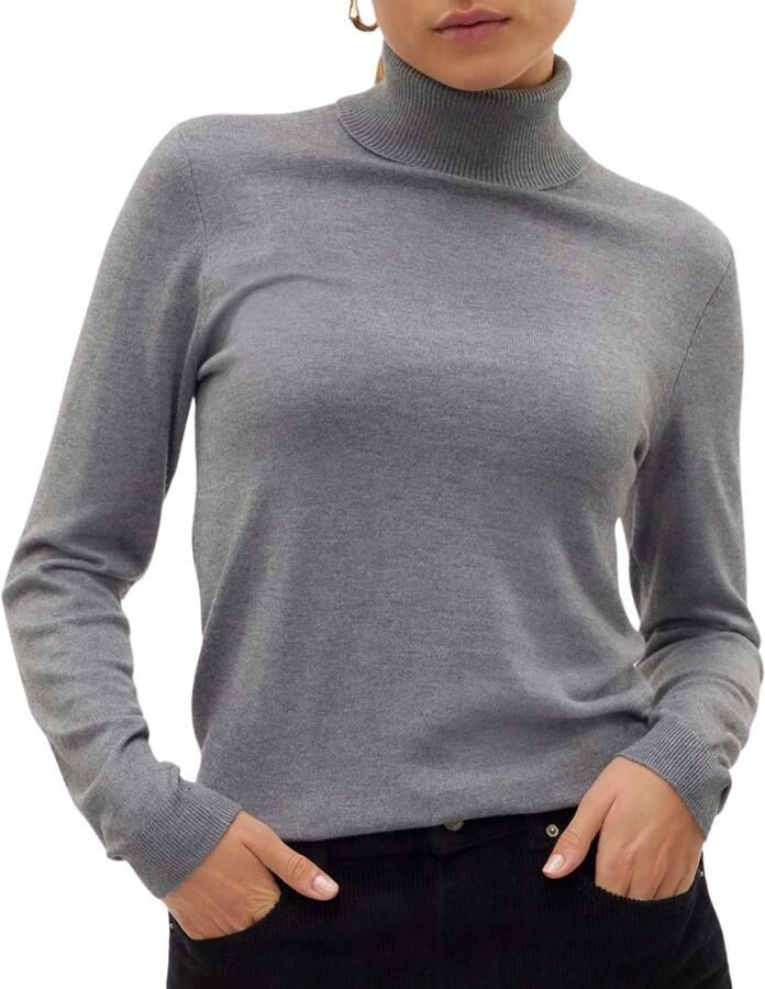 Vero Moda Gebreide trui VMIRIS LS ROLLNECK PULLOVER GA NOOS