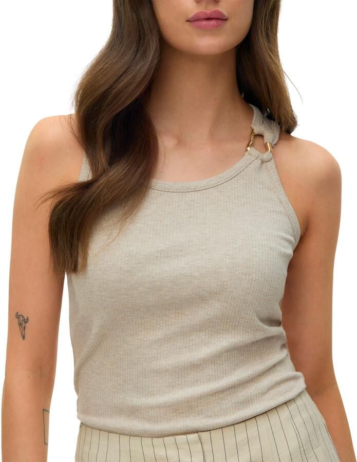 Vero Moda Regular fit tanktop van viscosemix model 'KIKI'