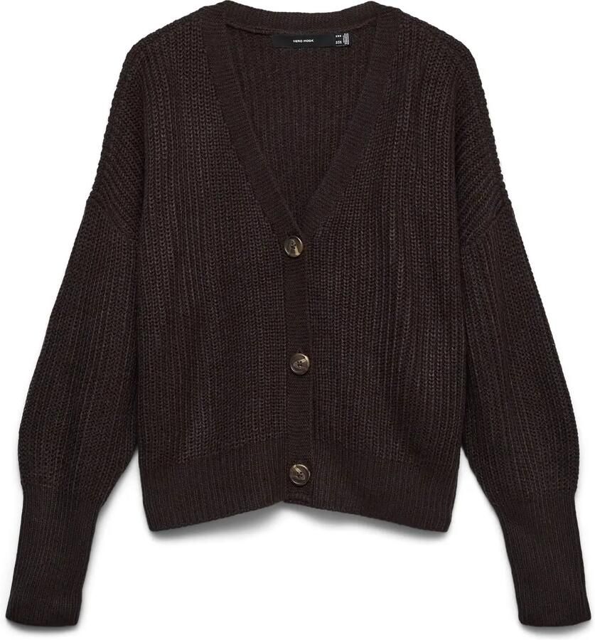 Vero Moda Oversized gebreid jack met v-hals model 'LEA'