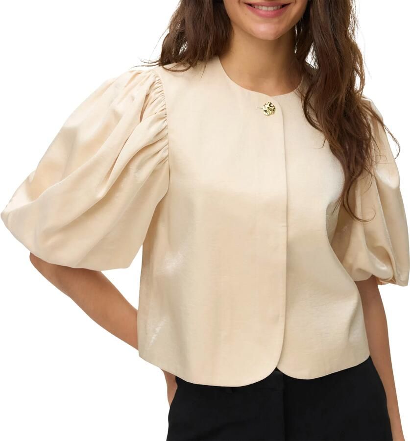 Vero Moda Liana 2 4 Shiny Short Blazer Dames - Foto 3
