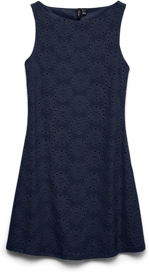 Vero Moda Liv SL Boat Neck Short Jurk Dames - Foto 3