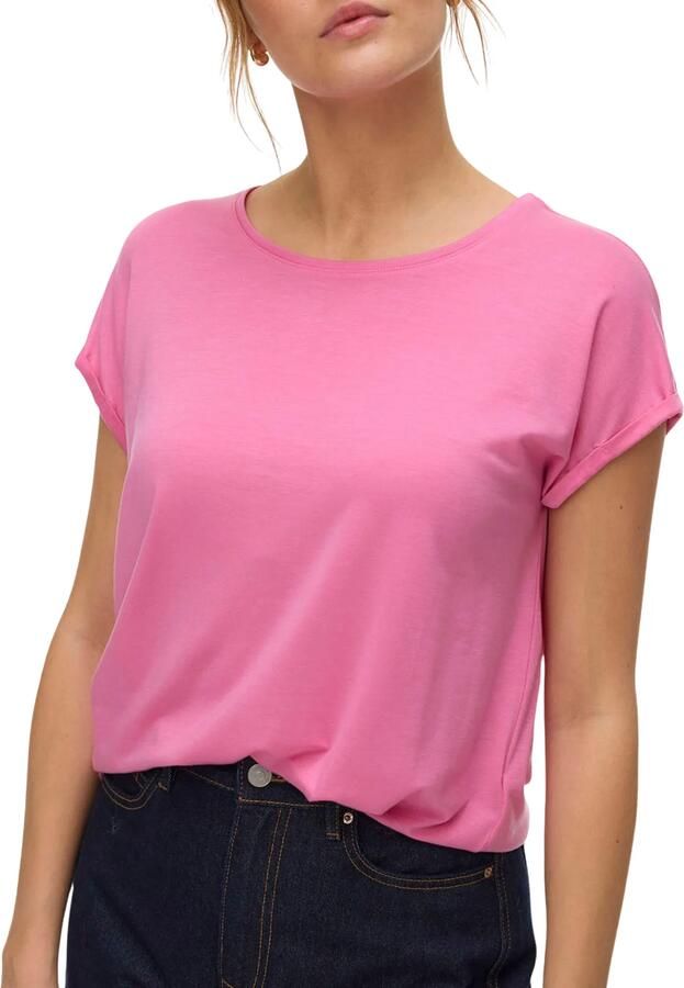 Vero Moda relaxed fit T-shirt van lyocellmix model 'AVA' - Foto 4