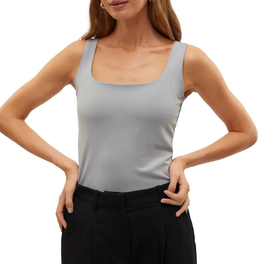 Vero Moda T-shirt VMMILLION SL SQUARE TOP 2-WAY JRS NOOS