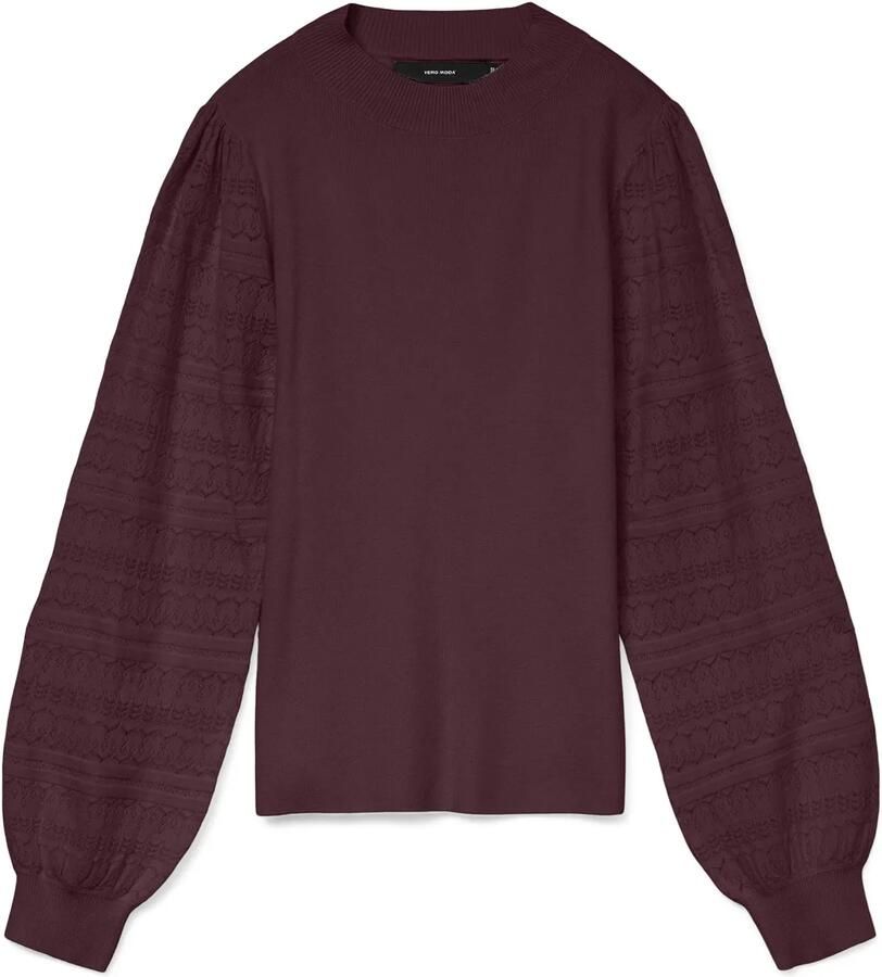 Vero Moda Gebreide trui VMNEWLIMONE LS HIGHNECK PULLOVER BOO