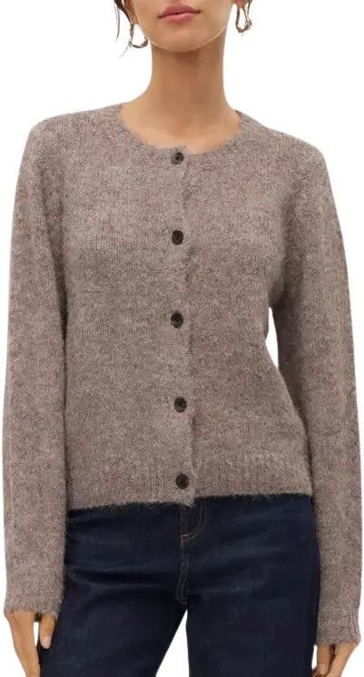 Vero Moda Regular fit gebreid jack met wol en knoopsluiting model 'NOVAH' - Foto 7