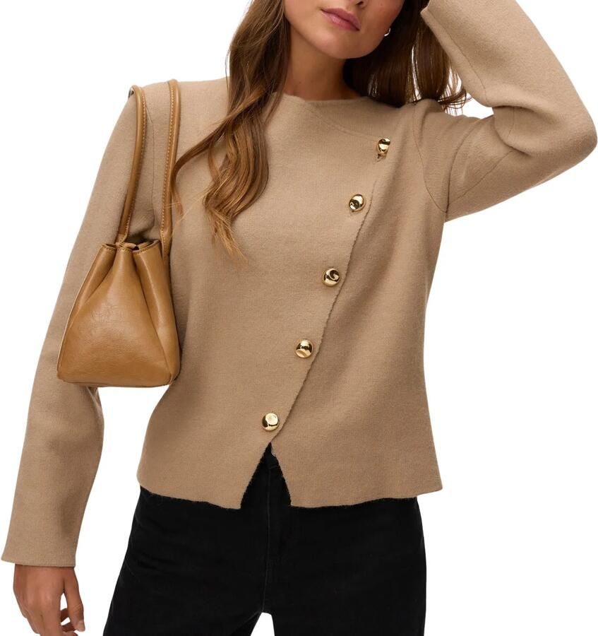 Vero Moda Vienna Gebreid Vest Dames - Foto 4