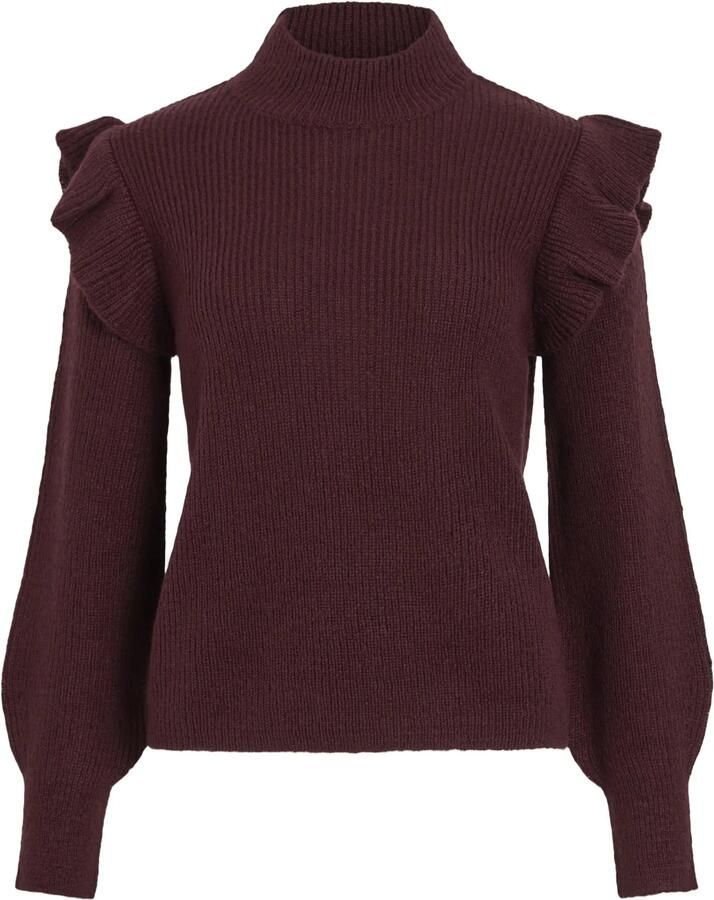 Vila Emory Highneck Knit Top Dames
