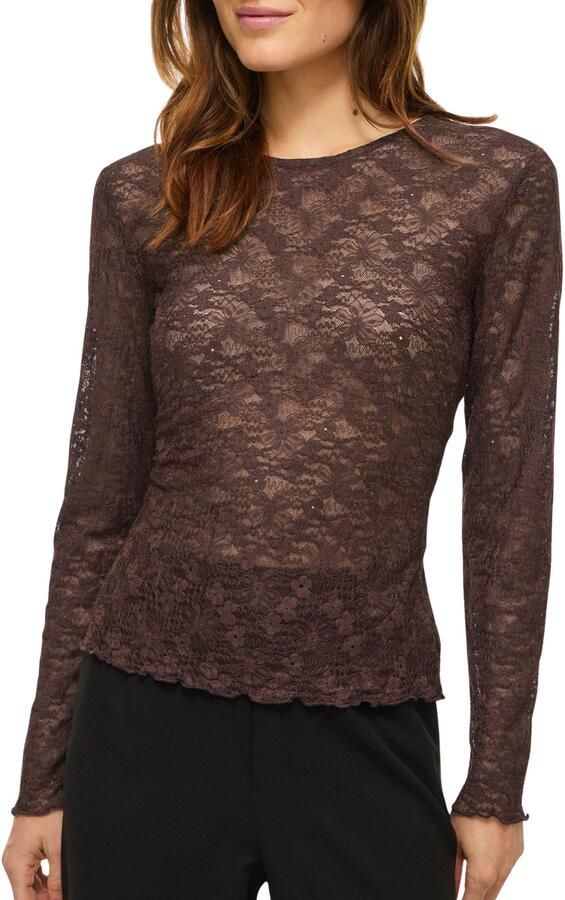 Vila Fay O-Neck L S Top Dames - Foto 4