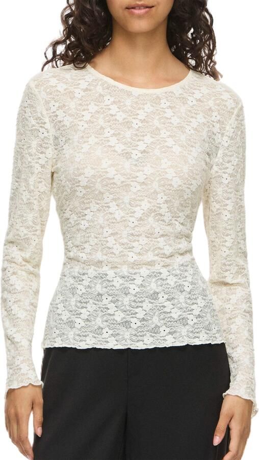 Vila Fay O-Neck L S Top Dames - Foto 3