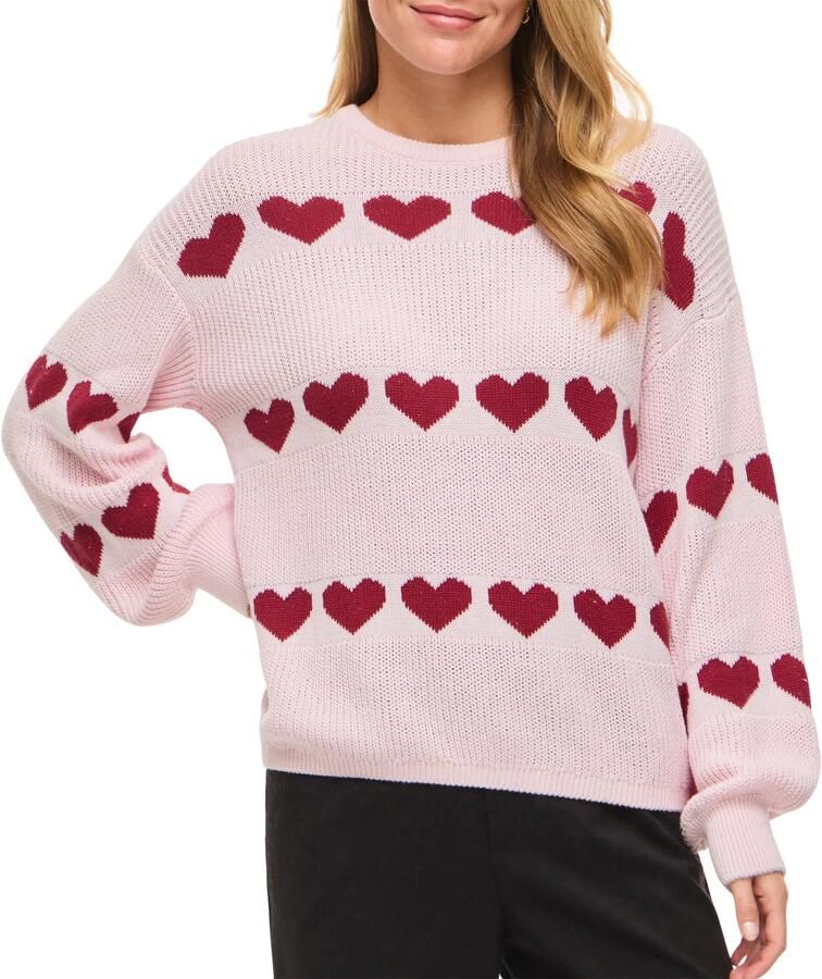 Vila Jamilla Jacquard Knit Trui Dames - Foto 3