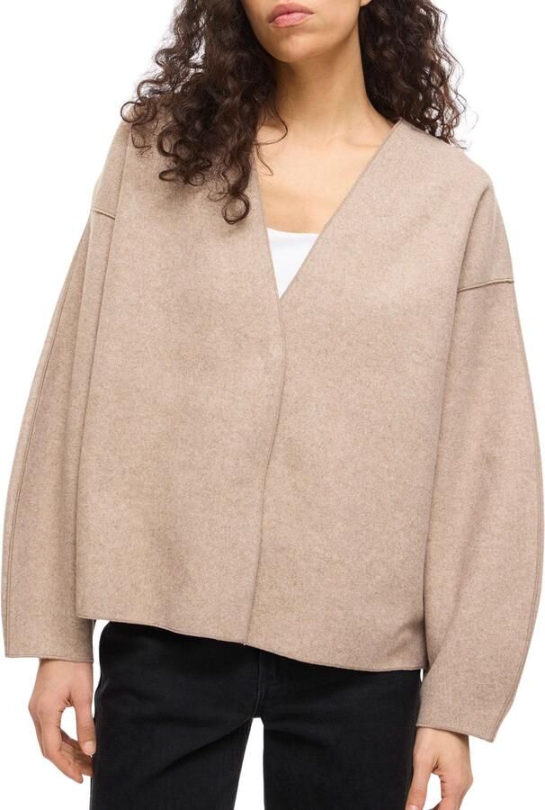 Vila Mantel Noos Juice Loose Jacket Natural Melange