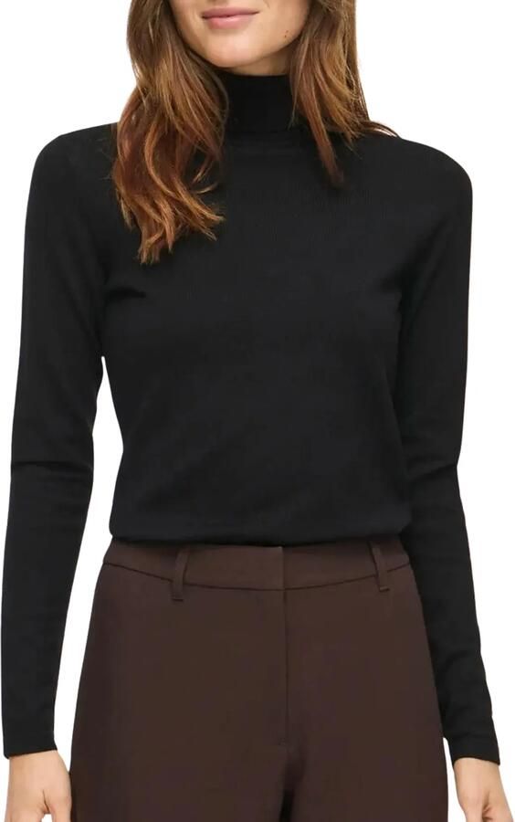 Vila Malu Rollneck Knit Trui Dames - Foto 4