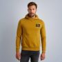 PME Legend Zachte geborstelde fleece hoodie Yellow Heren - Thumbnail 1