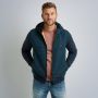 PME Legend Hooded jacket interlock mix padded salute Blauw Heren - Thumbnail 3
