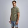PME Legend Olijf Polo Short Sleeve Polo Fine Pique All Over Print - Thumbnail 4