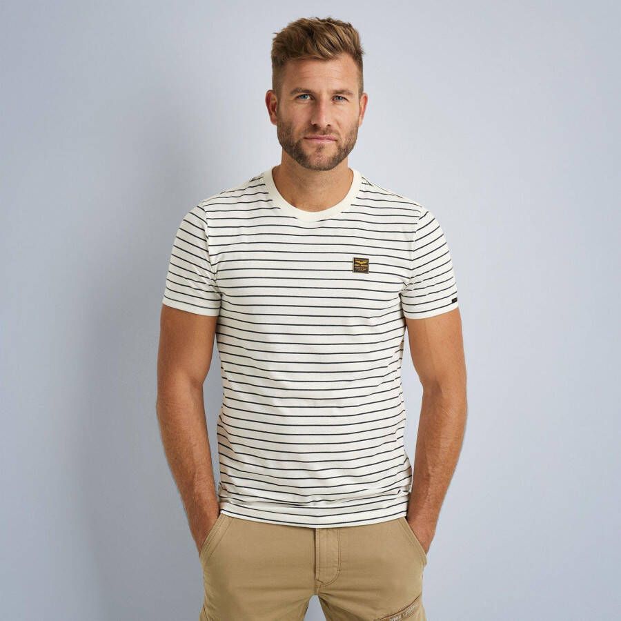 PME Legend Korte Mouwen Gestreept T-Shirt