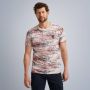 PME Legend regular fit T-shirt met all over print 100% katoen - Thumbnail 2
