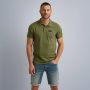 PME LEGEND Heren Polo's & T-shirts Short Sleeve Polo Trackway Groen - Thumbnail 5