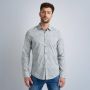 PME Legend slim fit overhemd met all over print 5330 blue horizon - Thumbnail 2