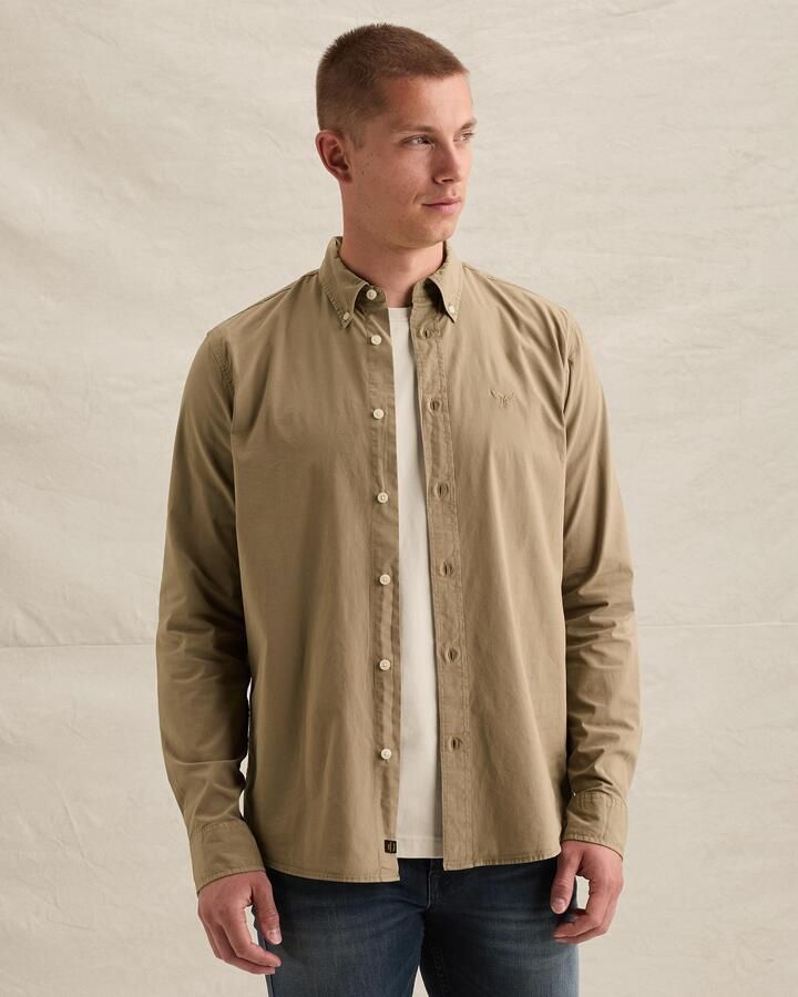PME LEGEND American Classic overhemd van poplin met stretch