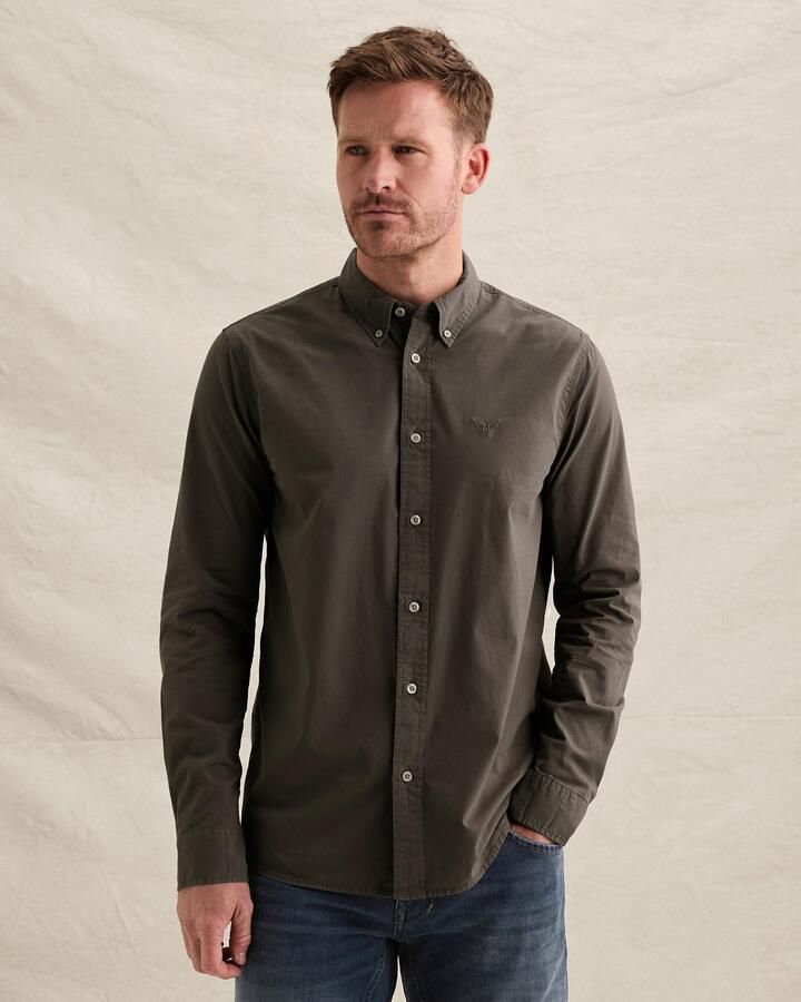 PME LEGEND American Classic overhemd van poplin met stretch