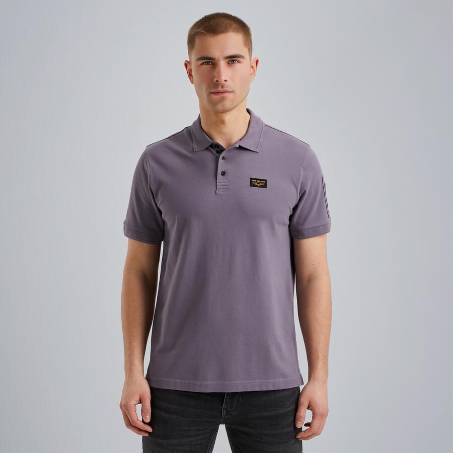 PME LEGEND Heren Polo's & T-shirts Trackway Polo Lila