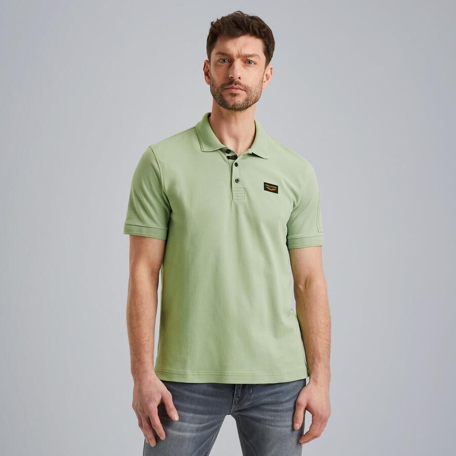 PME LEGEND Heren Polo's & T-shirts Trackway Polo Groen - Foto 8