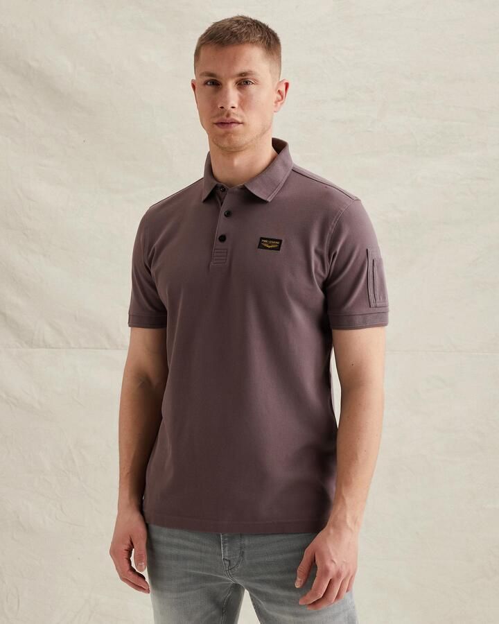 PME LEGEND Heren Polo's & T-shirts Trackway Polo Paars - Foto 8