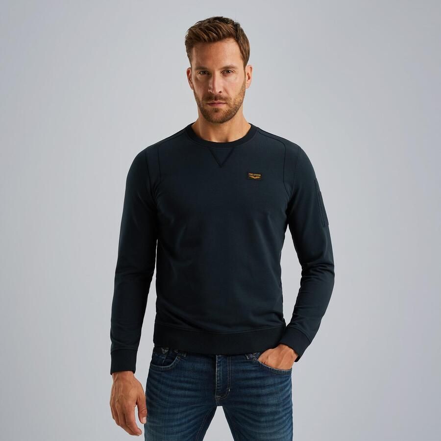 PME LEGEND Heren Truien & Vesten Airstripe Sweat Donkerblauw - Foto 4