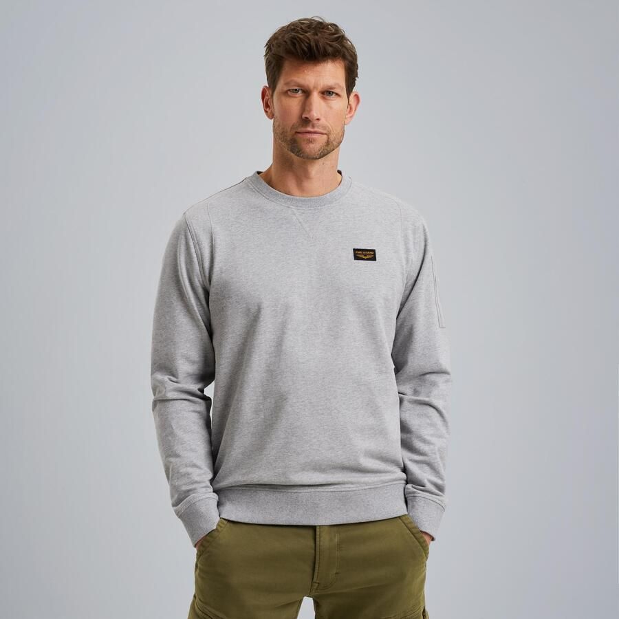 PME LEGEND Heren Truien & Vesten Crewneck Airstrip Sweat Grijs - Foto 5
