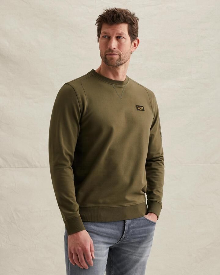 PME LEGEND Heren Truien & Vesten American Classic Sweat Khaki - Foto 5
