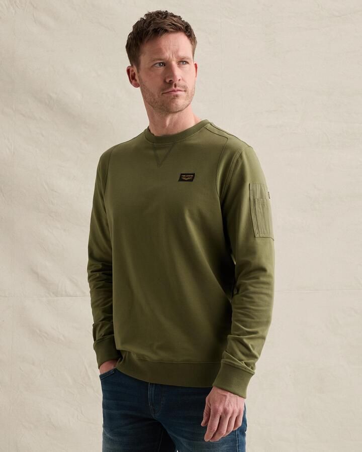 PME LEGEND American Classic sweatshirt met flight pocket