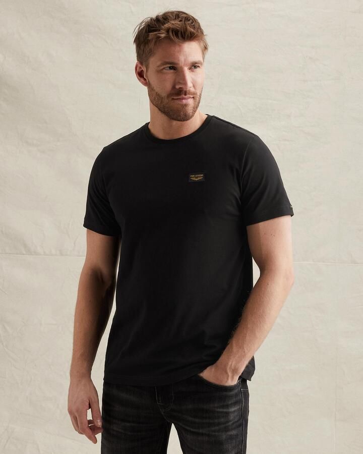 PME LEGEND Heren Polo's & T-shirts Short Sleeve R-neck Guyver Tee Zwart - Foto 7