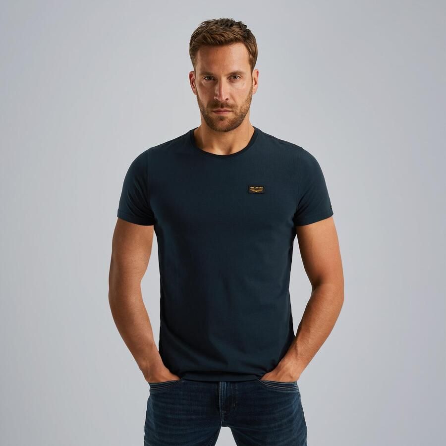 PME LEGEND Heren Polo's & T-shirts Short Sleeve R-neck Guyver Tee Donkerblauw - Foto 19