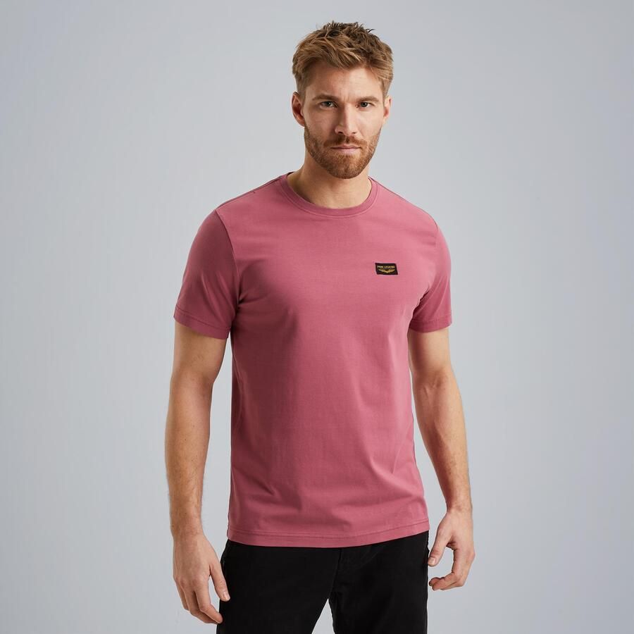 PME LEGEND Heren Polo's & T-shirts Short Sleeve R-neck Guyver Tee Roze