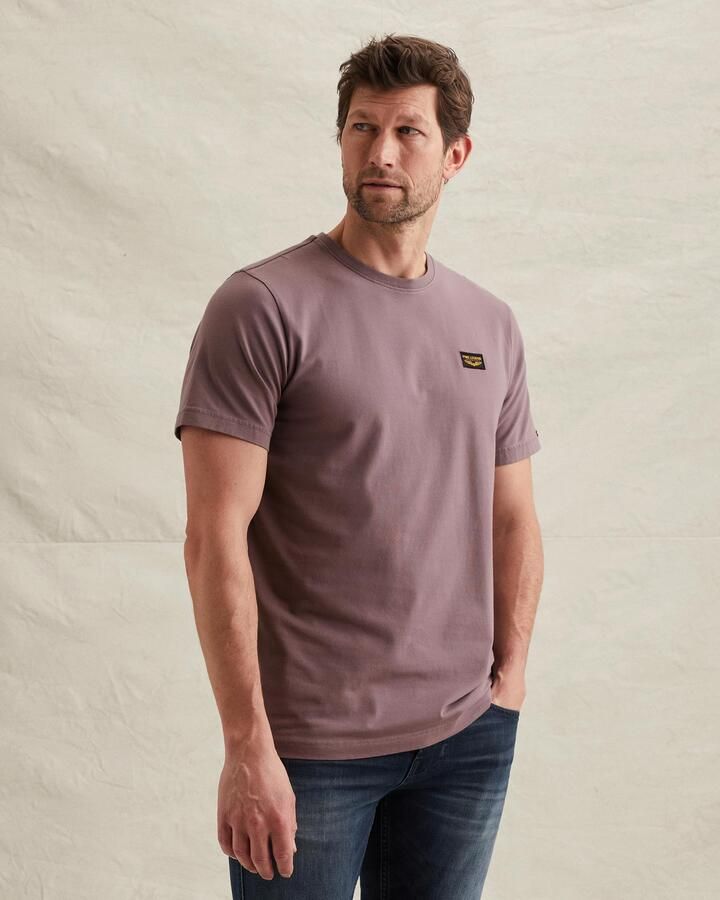PME Legend American Classic T-Shirt Moonscape Paars - Foto 3