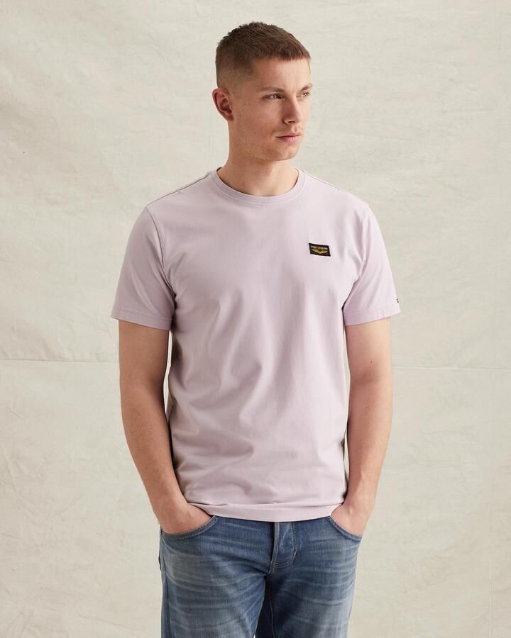 PME LEGEND Heren Polo's & T-shirts Short Sleeve R-neck Guyver Tee Lila - Foto 7