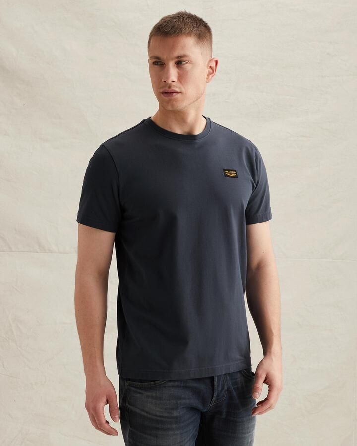 PME LEGEND Heren Polo's & T-shirts Short Sleeve R-neck Guyver Tee Donkerblauw - Foto 7