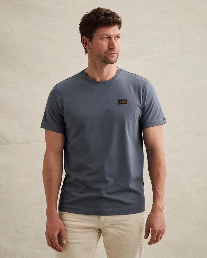 PME Legend regular T-shirt grijsblauw - Foto 3
