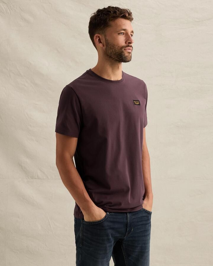 PME Legend American Classic regular fit T-shirt donkerpaars