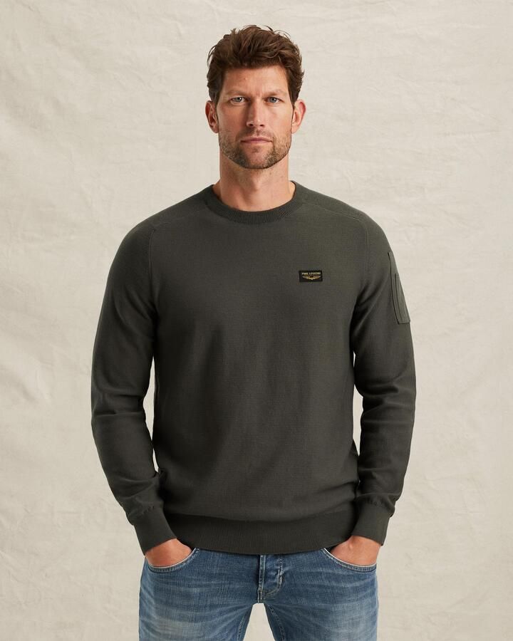 PME Legend American Classic Trui Beluga Groen - Foto 3