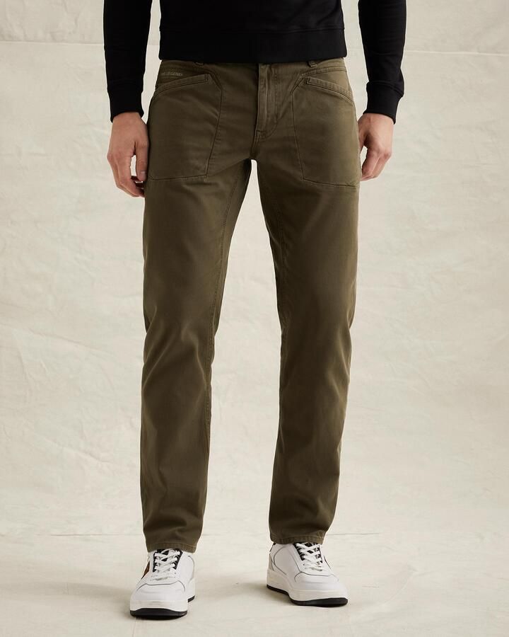 PME Legend AVIATOR relaxed casual broek donkergroen - Foto 3