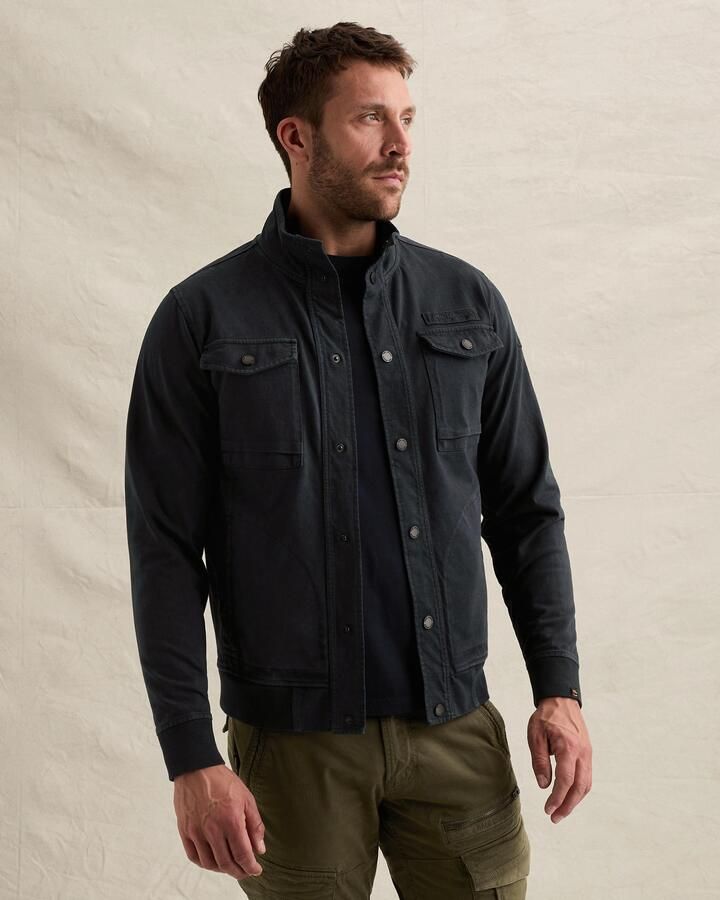 PME LEGEND Cargo sweat jacket met ritssluiting