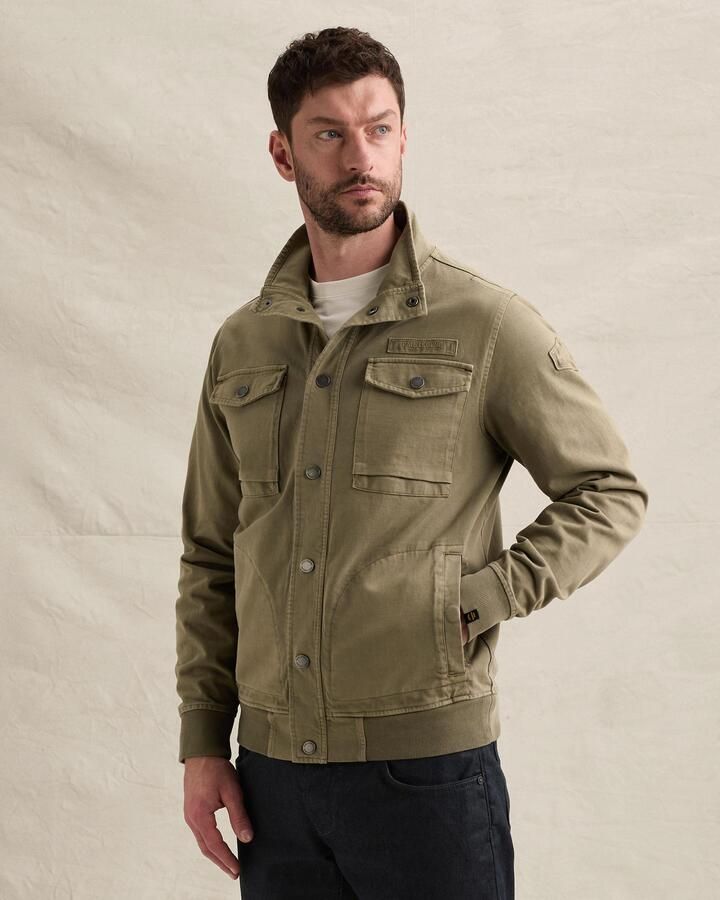 PME LEGEND Cargo sweat jacket met ritssluiting
