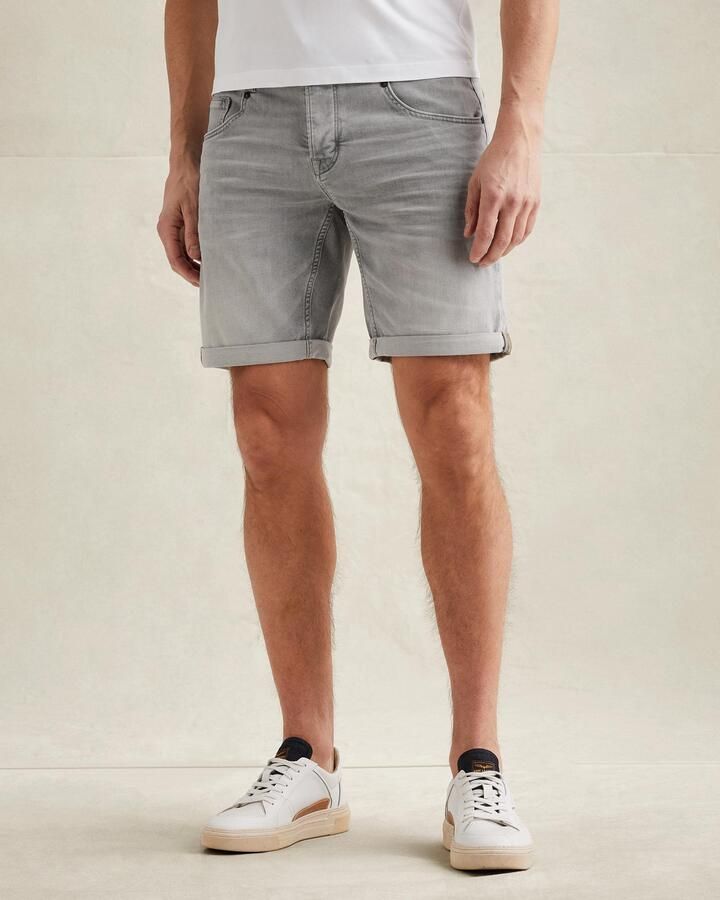 PME Legend CARIOR denim tapered short grijs - Foto 4