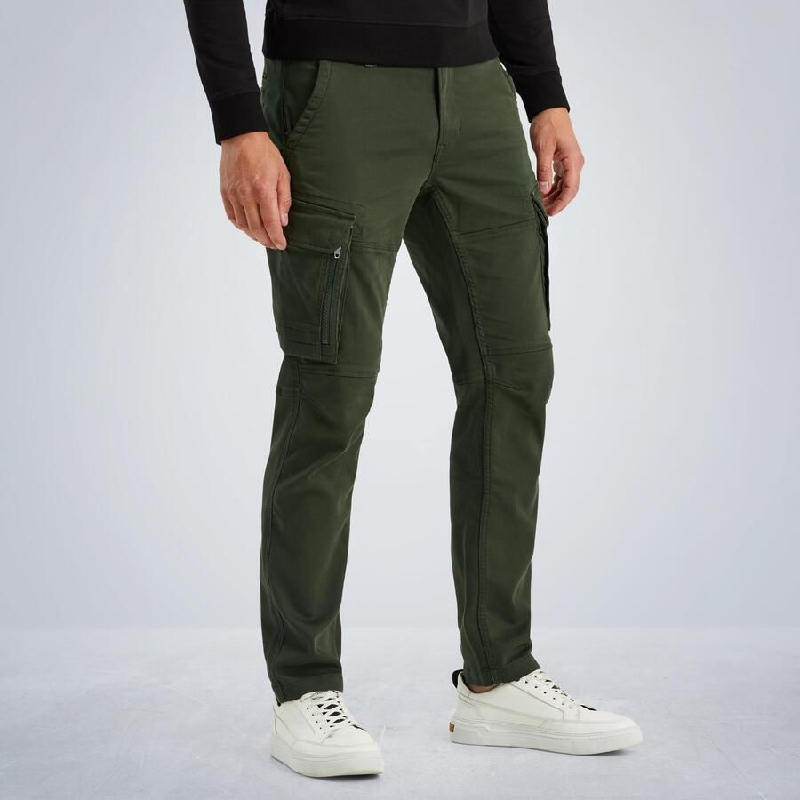 PME Legend tapered fit cargo broek EXPEDIZOR donkergroen