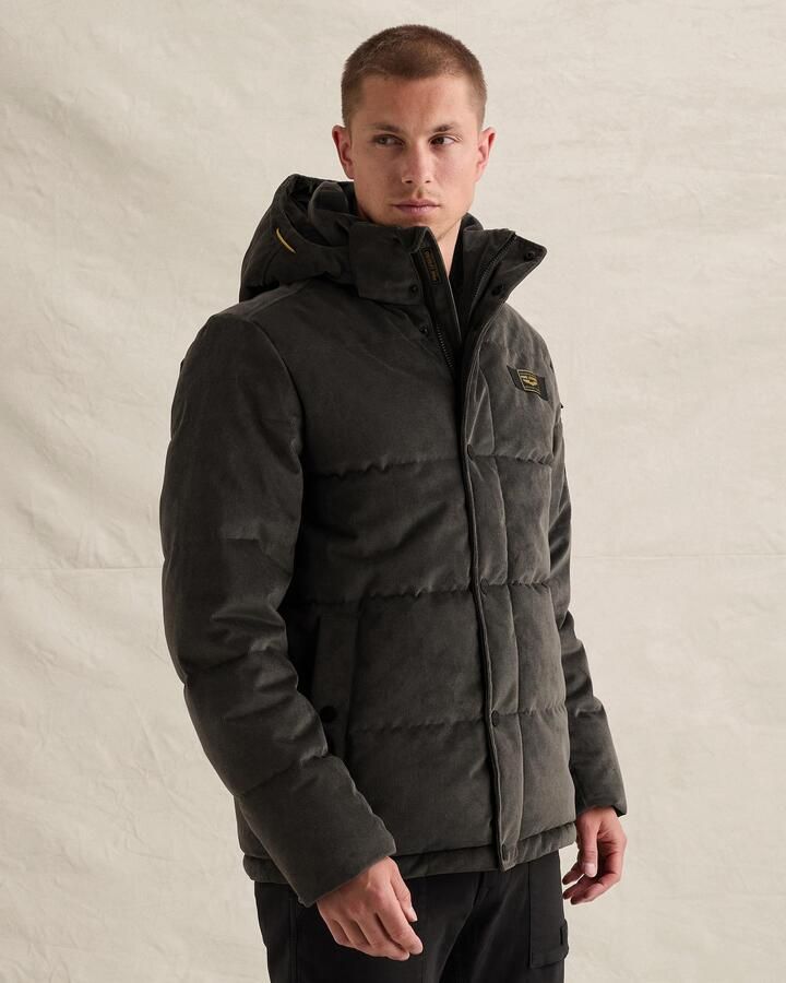 PME Legend GOBBLER corduroy pufferjas antraciet