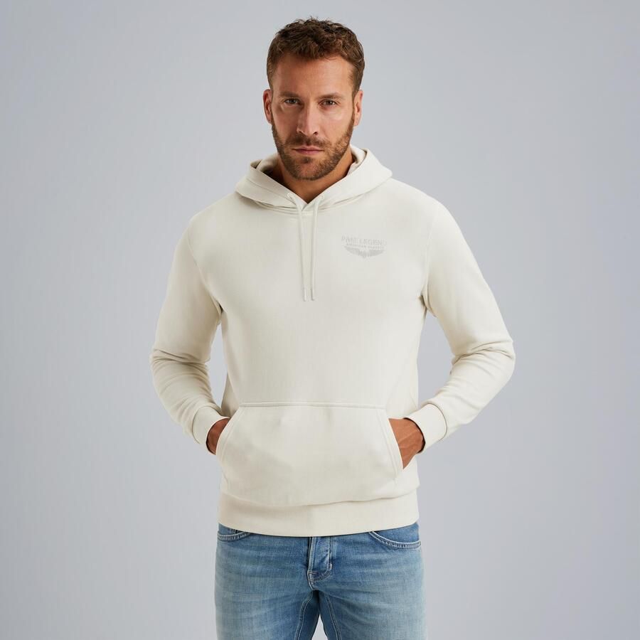 PME Legend Capuchon Droge Terry Hoodie Beige Heren