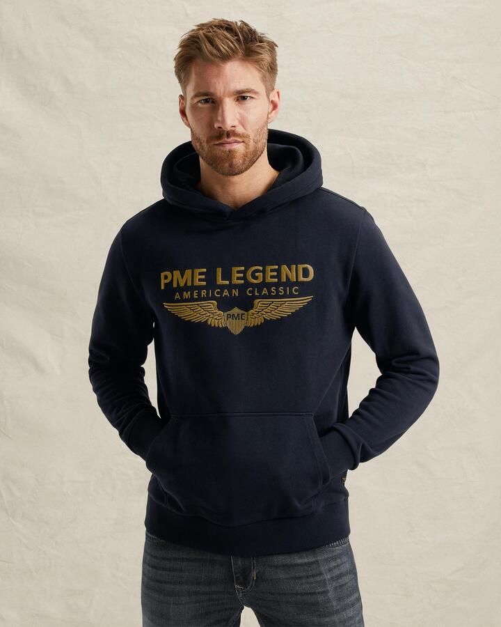 PME Legend hoodie donkerblauw - Foto 3