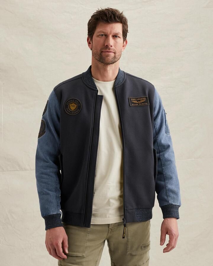 PME Legend baseball Hybrid jacket donkerblauw - Foto 2